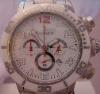 Essence Quartz Ceramic Chronograph, White Dial, Ceramic & Steel Bracelet