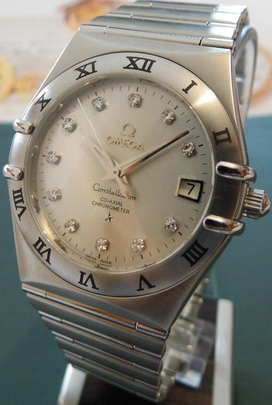 Omega Constellation 160 Years, Silver Dial with Diamond Markers