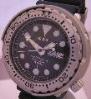 Seiko Marine Master Prospex SBN007, Black Dial, Rubber Strap