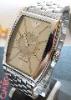 Emporio Armani Tonneau Watch, Silver Dial, Steel Bracelet