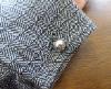 Alfred Dunhill Stainless Steel Football Cufflinks