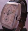 Dubey & Schaldenbrand Aerodyn Duo Watch, Silver Dial With Leather Strap