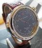 Giuliano Mazzuoli Manometro, Blue Dial, Brown Leather Strap