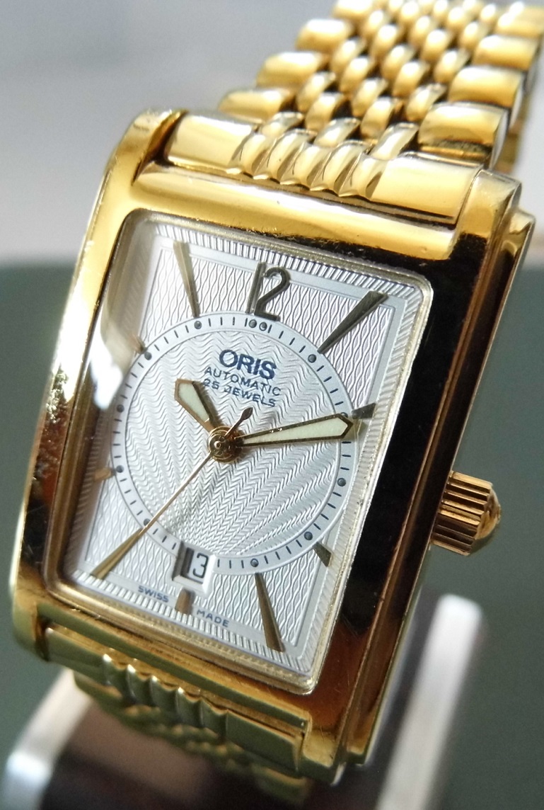Oris Ladies Classic Rectangular, Silver Dial, Bracelet