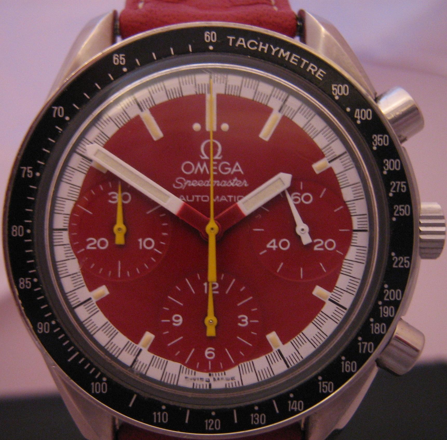 Speedmaster on sale schumacher red