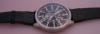 Pelican 55MM Pilots Watch, Black Dial With Leather Strap