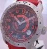 Angular Momentum Illum V GMT, Black Dial, Rubber Strap