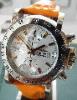 Sector Golden Eagle Chronograph, Silver Dial, Leather Strap.