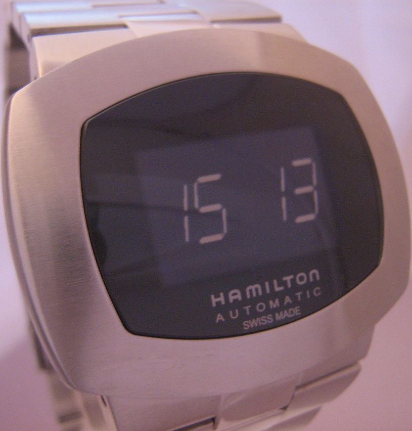 Hamilton Pulsomatic, Black Dial With Steel Bracelet