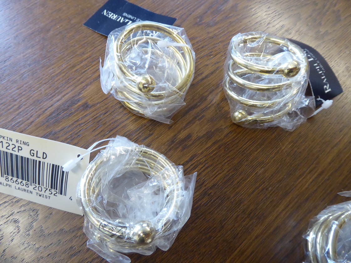 6 Ralph Lauren Napkin Rings
