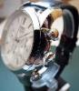 Oris Artelier Chronograph, Silver Dial, Black Leather Strap