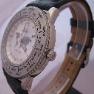 Mido Worldtimer, Silver Dial With Blue Leather Strap