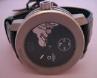 Meccaniche Veloci Corsa Corta Watch, Black Dial With Leather Strap