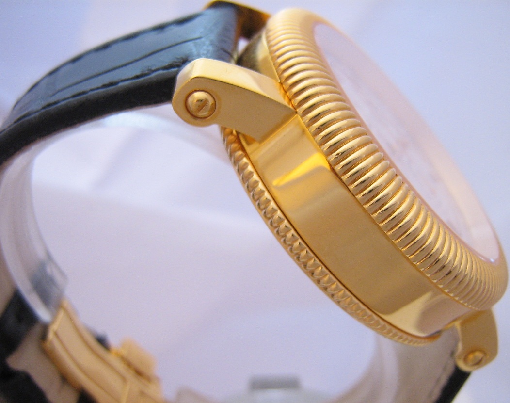 Charmex President Chronometer, Silver Dial With Leather Strap