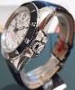 Tudor Grantour, White Dial With Black Leather Strap