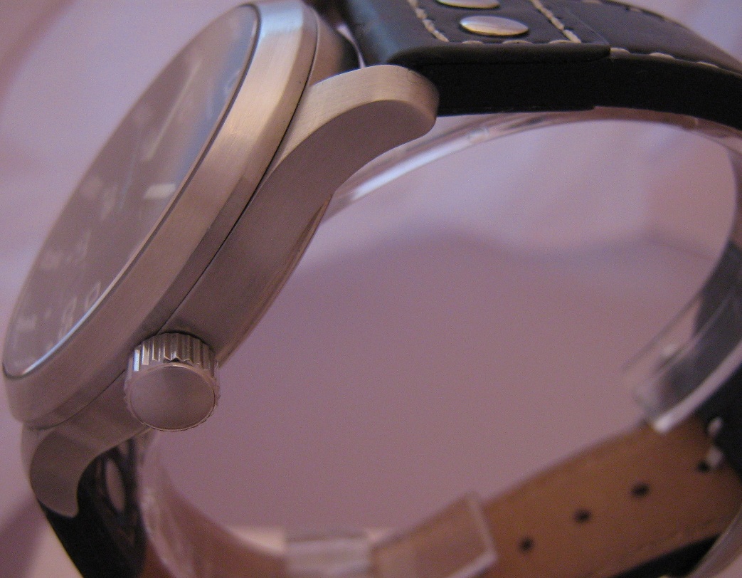 N.B Yaeger Delta Sector Automatic, Black Dial, Two Straps