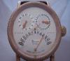 Garonne Deluxe Jubilee Retrograde Watch, Silver Dial With Leather Strap