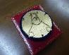 A Cartier Art Deco Style Lapis Desk Clock