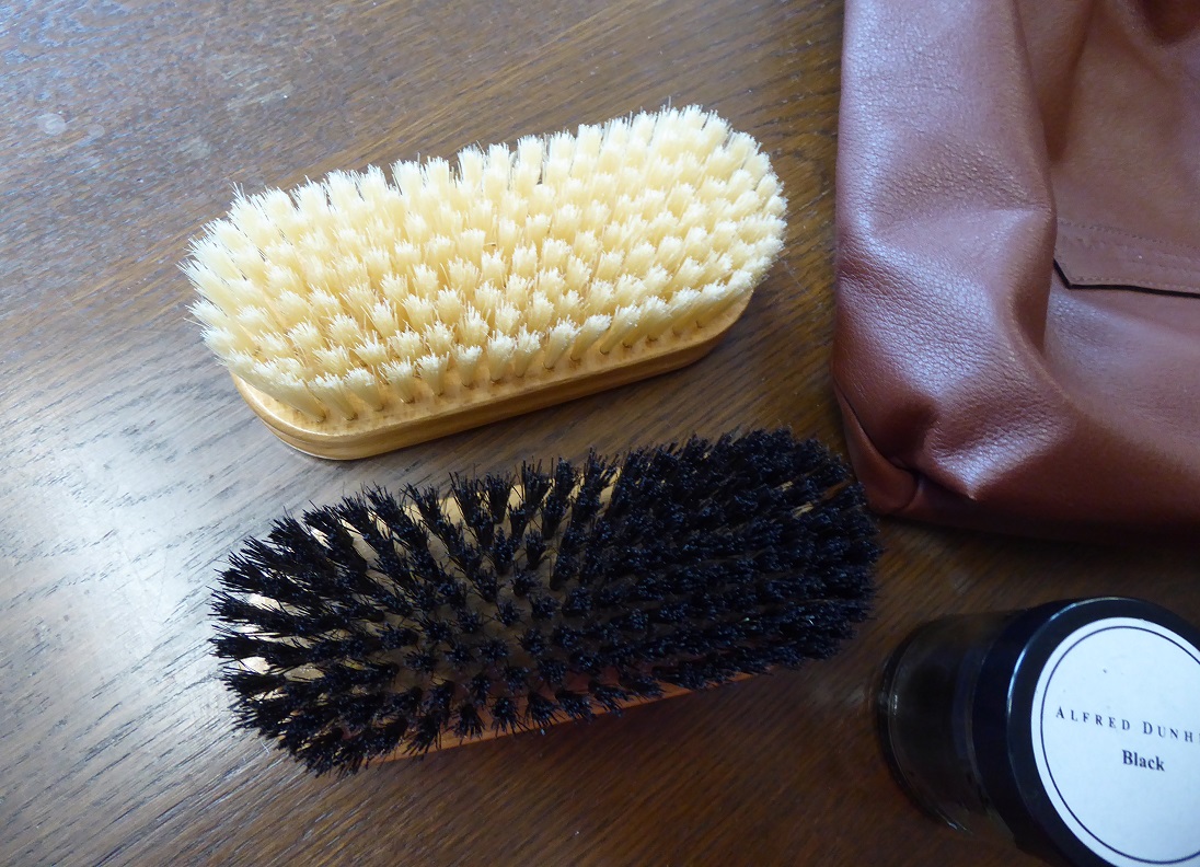 An Alfred Dunhill Leather Polish Kit