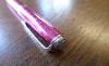 A Theo Fennell Pink Enamel & Silver Pen