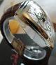 Dubey & Schaldebrand Gran Chrono, Silver Dial, Leather Strap
