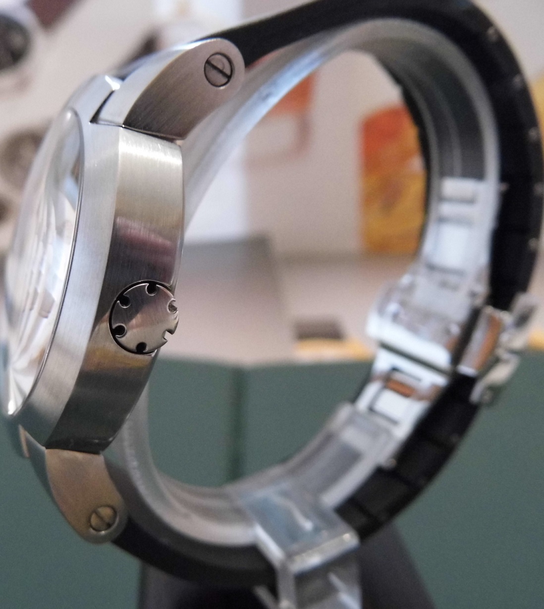 Xemex XE 5000 Day Date, Black Dial, Rubber Strap