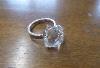An Oversize Display Diamond Ring 