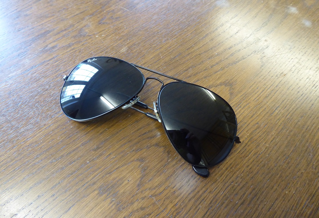 Ray Ban Black Aviator Sunglasses