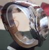 Eberhard & Co Tazio Nuvolari Gold Car, Black Dial, Leather Strap