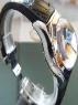 Corum Bubble Quartz, Silver Dial, Black Leather Strap