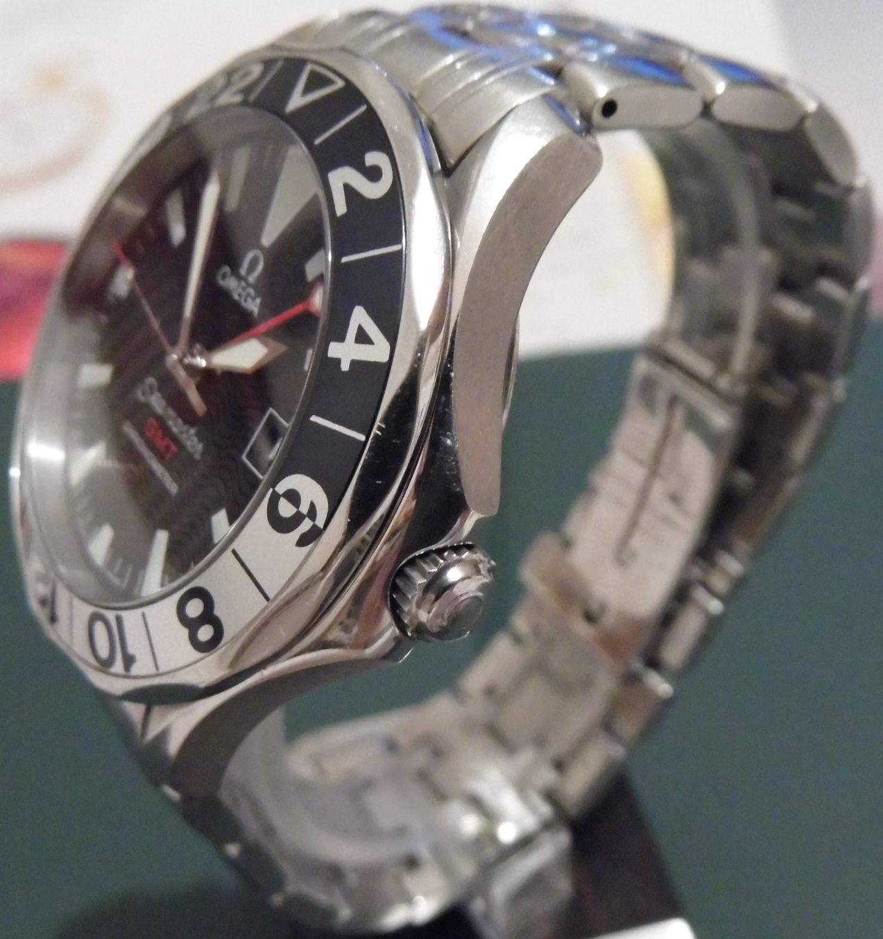 Omega Seamaster GMT 50 Years, Black Dial, Bracelet