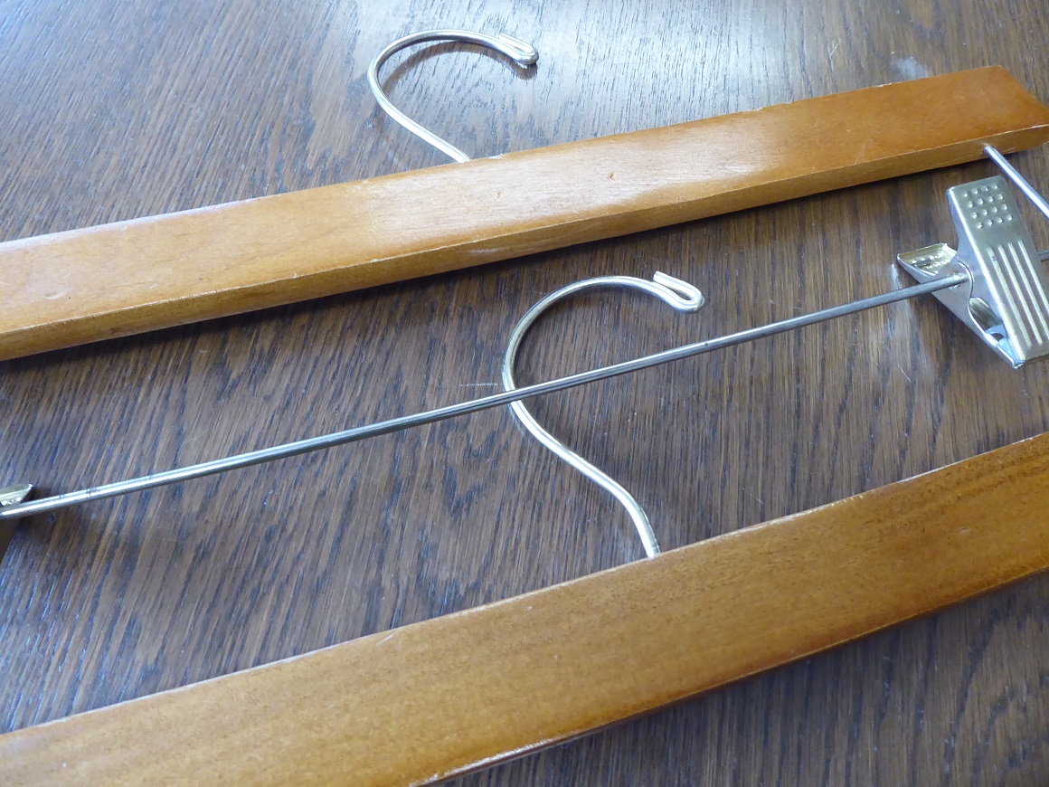 2 Ralph Lauren Wooden Clothes Hangers